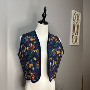 Handmade quilted Christmas vest